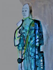 Abstrakte Modefigur