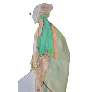 Kontemplative abstrakte Figur