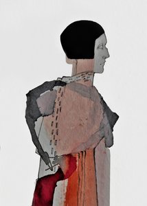Elegante abstrakte Figur von Doris Schmitz