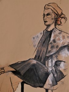 Elegantes Modeporträt