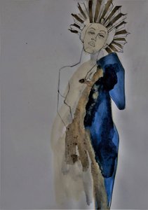 Elegante Sonnenstrahl-Frau von Doris Schmitz