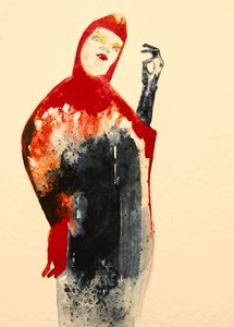 Rätselhafte verhüllte Figur von Doris Schmitz