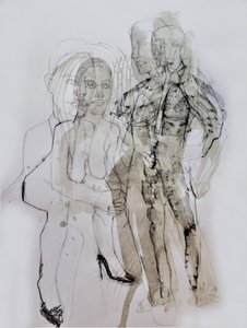 Geschichtete menschliche Figuren von Doris Schmitz