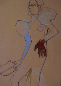 Stilisierte Modefigur