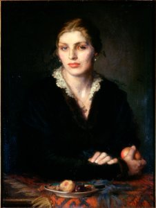 Dame mit Früchten, Gladys Holman Hunt, 1917 von Dorothea Landau