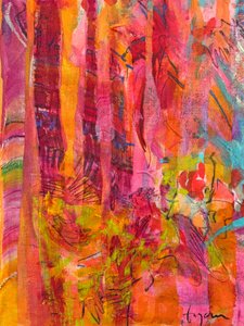Lebendiger Waldabstrakt von Dorothy Fagan
