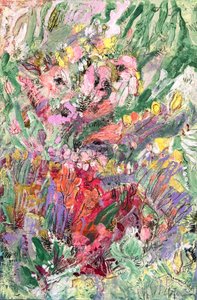 Lebendige Gartenblüten