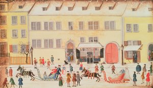 Winterszene in Nürnberg