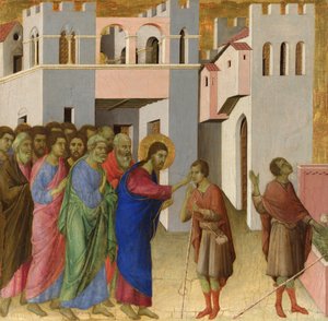 Die Heilung des blind geborenen Mannes (ca. 1308-1311)