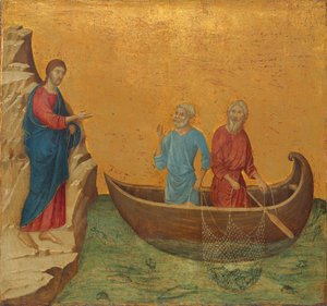 Die Berufung der Apostel Peter und Andreas von Duccio di Buoninsegna