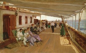 An Deck, Dampfschiff