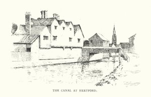 Der Kanal in Hertford