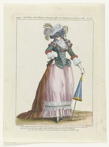 Gallerie des Modes et Costumes Francais, 1787: La Belle Omphale