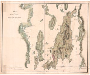 Ein Plan von Rhode Island von Holland