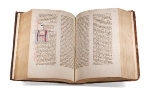 Bibel, mit Prologen, auf Latein, dekoriertes Manuskript auf Papier, Utrecht
