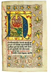 Stundenbuch und Gebetbuch auf Niederländisch, Niederrhein, Emmerich, Kleve, ca. 1480 von Dutch School