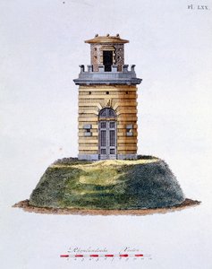 Design aus dem Magazin der Gartenschätze von G. van Laar, veröffentlicht 1802 von Dutch School