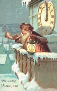 Niederländische Neujahrskarte