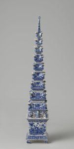Blumenpyramide, ca. 1710-20 von Dutch School
