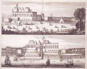 Ansichten des englischen Forts in Bombay, 1672 von Dutch School