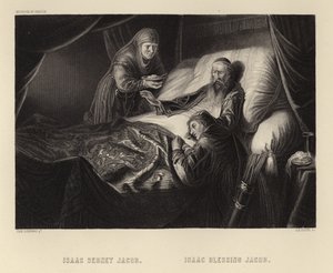 Isaak segnet Jakob
