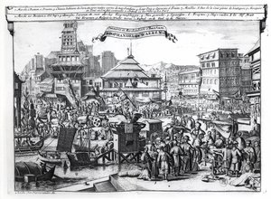 Der Markt in Bantam, Java von Dutch School