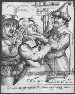 Schädelöffnung, graviert von H. Weydmans von Dutch School