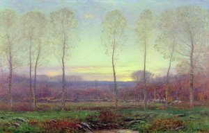 Oktober Dämmerung