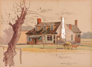 Postamt von Williamsburg, ca. 1890