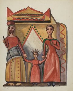 Bulto - Heilige Familie von E. Boyd