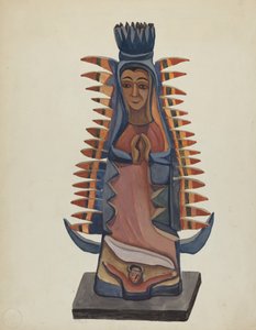 Bulto der Jungfrau von Guadalupe von E. Boyd