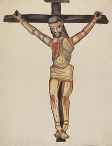 Kruzifix, aus der Umgebung von Taos