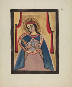 Retabel des Heiligen Geistes, um 1936 von E. Boyd