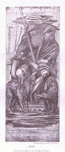 Odin - ein Entwurf von E. Burne Jones