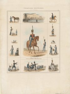 Dienstuniformen des Izmailovsky-Regiments, 1840 von E. Gilbertson