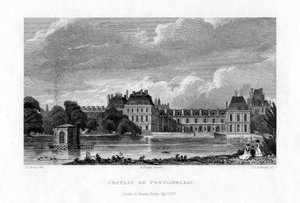 Château de Fontainebleau, Frankreich, 1829