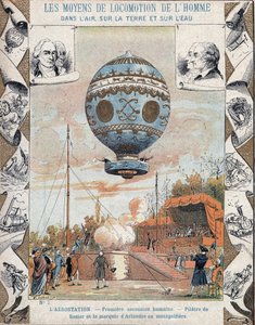 Erster bemannter freier Ballonflug, Pilatre de Rozier und der Marquis d