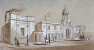 Ansicht der Grimble und Booth Brennerei in der Albany Street, St Pancras, London, ca. 1830