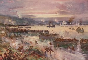 Die Dardanellen-Operationen: die Landung der Australier in Gallipoli, April 1915