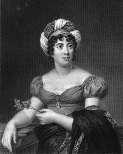 Germaine de Stael, französische Schriftstellerin, Romanautorin und politische Propagandistin, 1836