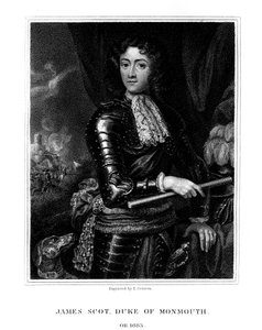 James Scott, 1. Herzog von Monmouth, von einigen als James II. von England anerkannt, 1826 von E. Scriven