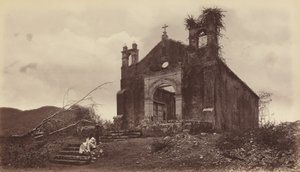 Ruinen der Kirche San Miguel, Panama von Eadweard Muybridge