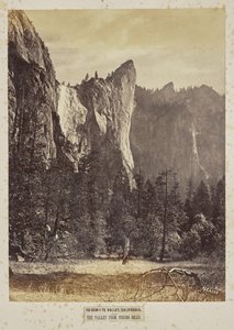Yo-Sem-i-te Tal, Kalifornien. Das Tal von Pohono Meadows von Eadweard J. Muybridge
