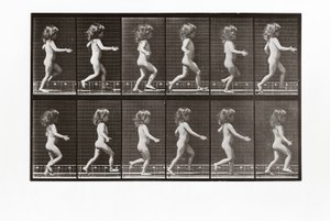 Kind läuft, Platte 469 aus Animal Locomotion von Eadweard Muybridge