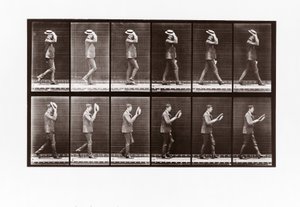 Mann zieht seinen Hut, Platte 44 aus Animal Locomotion von Eadweard Muybridge