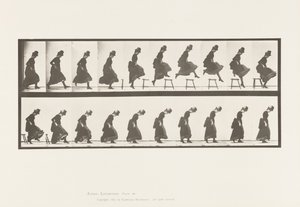 Tafel 156. Springen; Laufen, gerader Hochsprung von Eadweard Muybridge