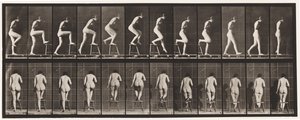 Tafel 180. Auf einen Stuhl steigen und darüber steigen von Eadweard Muybridge