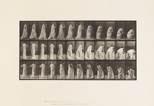 Vase tragen und sich bücken von Eadweard Muybridge