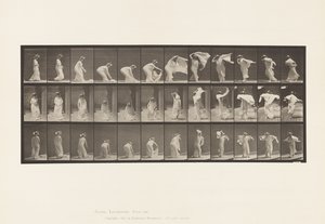 Tafel 233. Einen Schal heben, um die Schultern legen, sich drehen von Eadweard Muybridge