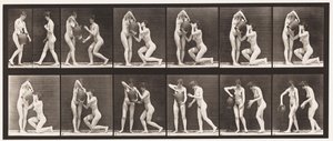 Tafel 452. Zwei Modelle, 8 kniet, trinkt aus einem Wasserkrug in den Händen, 1872-1885